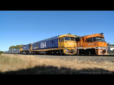 D775V 8164 & XR558 Light Engines Pass 2TA8 Great Southern  (29/12/2021) - PoathTV Trains & Railways