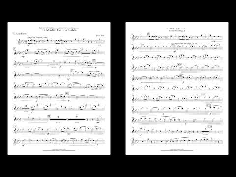 La Madre De Los Gatos (G Alto Flute part) by Brian Beck