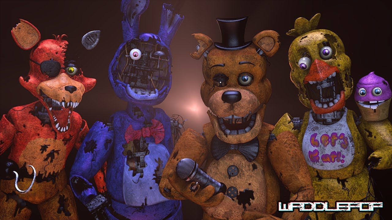 Stylized Withered Generations | FNaF Speedart (SFM)