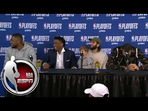 [FULL] Derrick Favors, Donovan Mitchell, Ricky Rubio and Rudy Gobert bust out laughing | NBA on ESPN