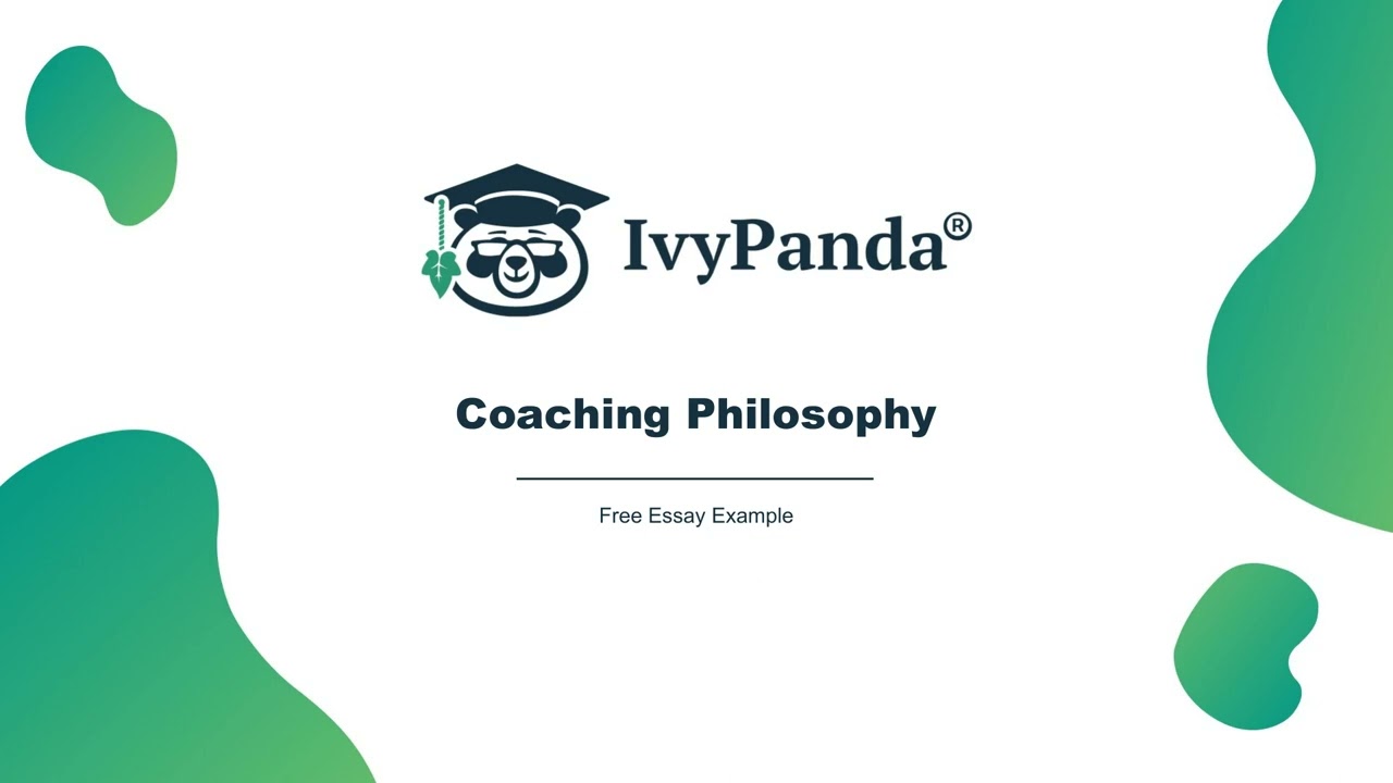 Coaching Philosophy | Free Essay Example