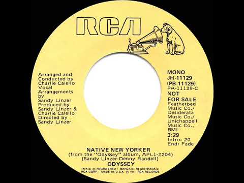 1978 Odyssey - Native New Yorker (mono radio promo 45)