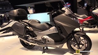 2015 Honda Integra 750 Maxi Scooter - Walkaround - 2014 EICMA Milan Motorcycle Exhibition
