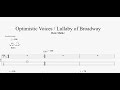 Bette Midler - Optimistic Voices / Lullaby of Broadway (bass tab) - まっきん Bette Midler - Optimistic Voices / Lullaby of Broadway (bass tab)