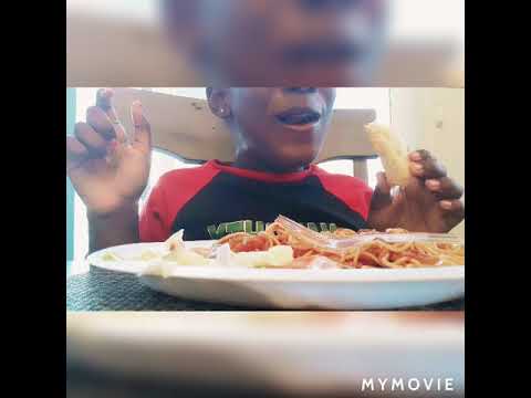 Spaghetti eating sounds. (Warning very loud)