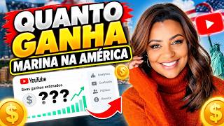 QUANTO GANHA O CANAL MARINA NA AMÉRICA | GANHOS REAIS 2026