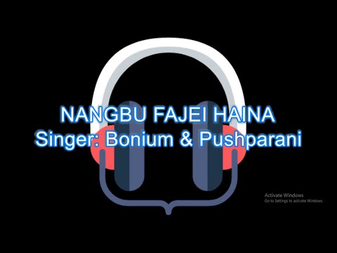 Nangbu Fajei Haina whole Karaoke ll Pusparani & Bonium ll