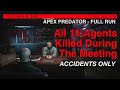 Apex Predator [Full Run] | All 11 Agents Killed in Accidents during the Meeting | SA/AO | HITMAN 3