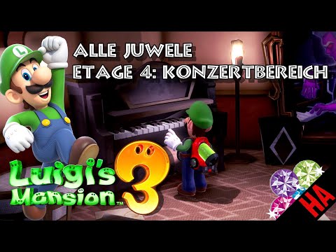 FUNDORT ALLER JUWELEN - ETAGE 4 - KONZERTBEREICH 👻 LUIGIS MANSION 3