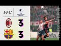AC Milan vs Barcelona 3-3 (HD 60 Fps) || UCL 2000-2001 || Hattrick Rivaldo - Brace Albertini