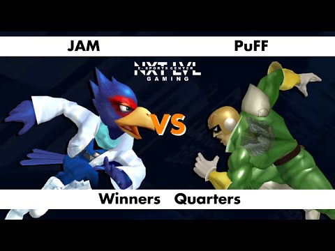 NXT LVL Gaming 10 - Winners Quarters - JAM (Falco) vs PuFF (C. Falcon) - SSBM Smash Melee