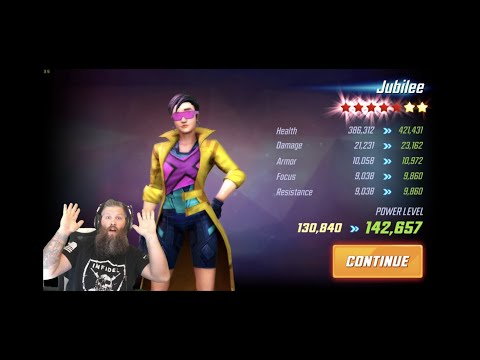 7* Jubilee Unlock! Hope this helps others finish! Marvel Strike Force -- MSF