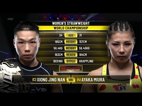Xiong Jing Nan vs Ayaka Miura full fight