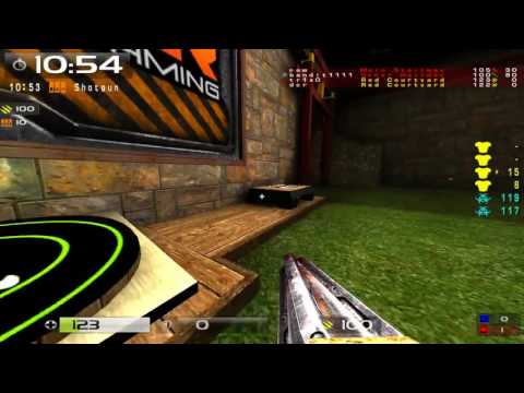 Quake Live CTF Close match on Japanese Castles