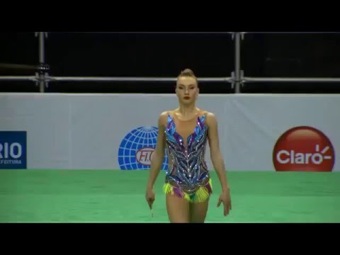 Patricia BEZZOUBENKO (CAN) Ribbon - Test Event 2016 Qual