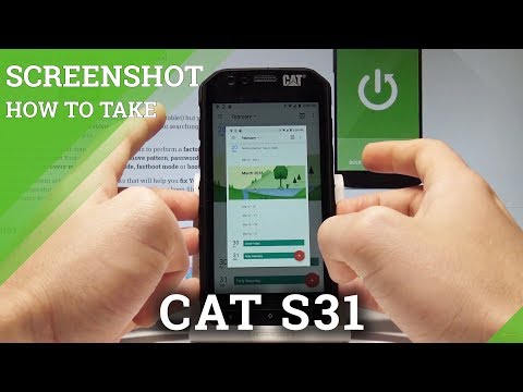 How to Take Screenshot in CAT S31 - Capture Screen |HardReset.info