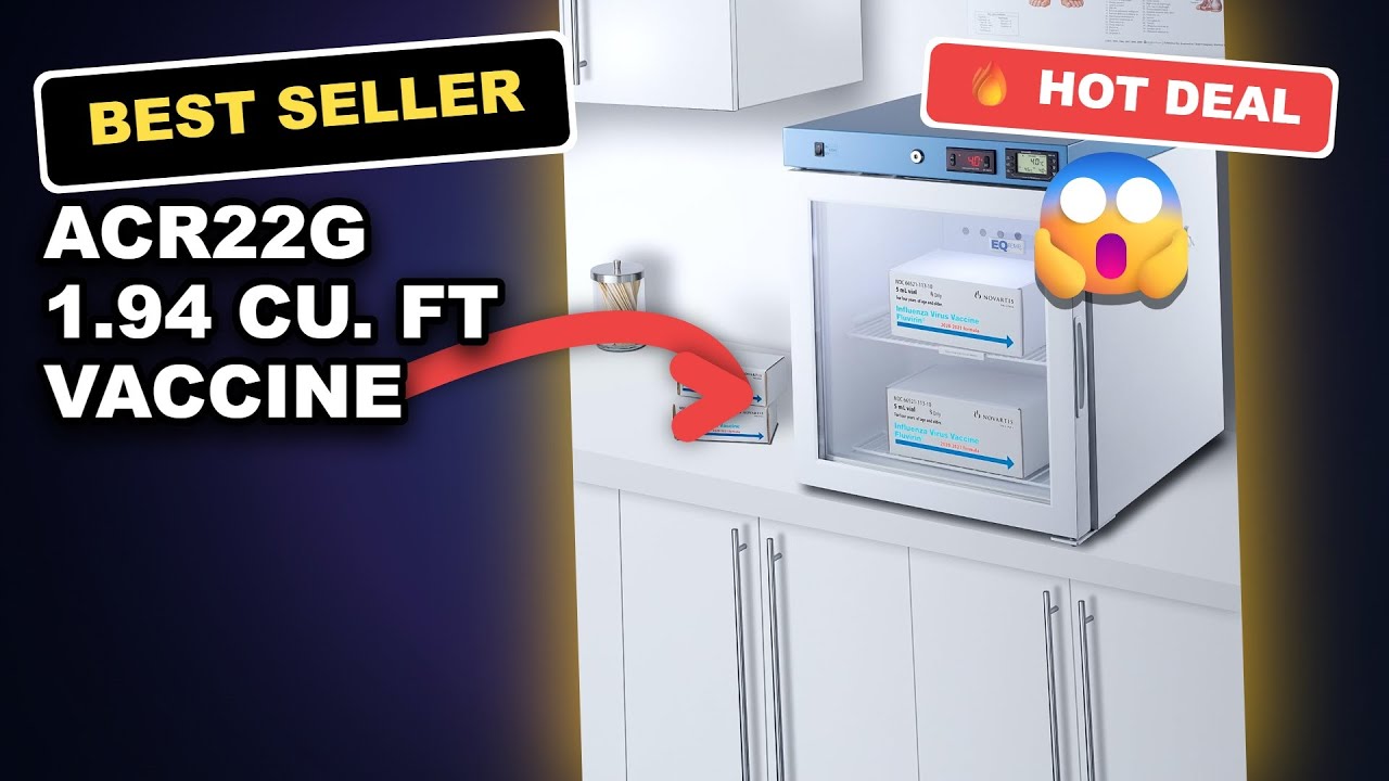 ACR22G 1.94 cu. ft Vaccine Refrigerator Review: Top Medical Storage, Healthcare Fridge, Compact Glass Door Solution?