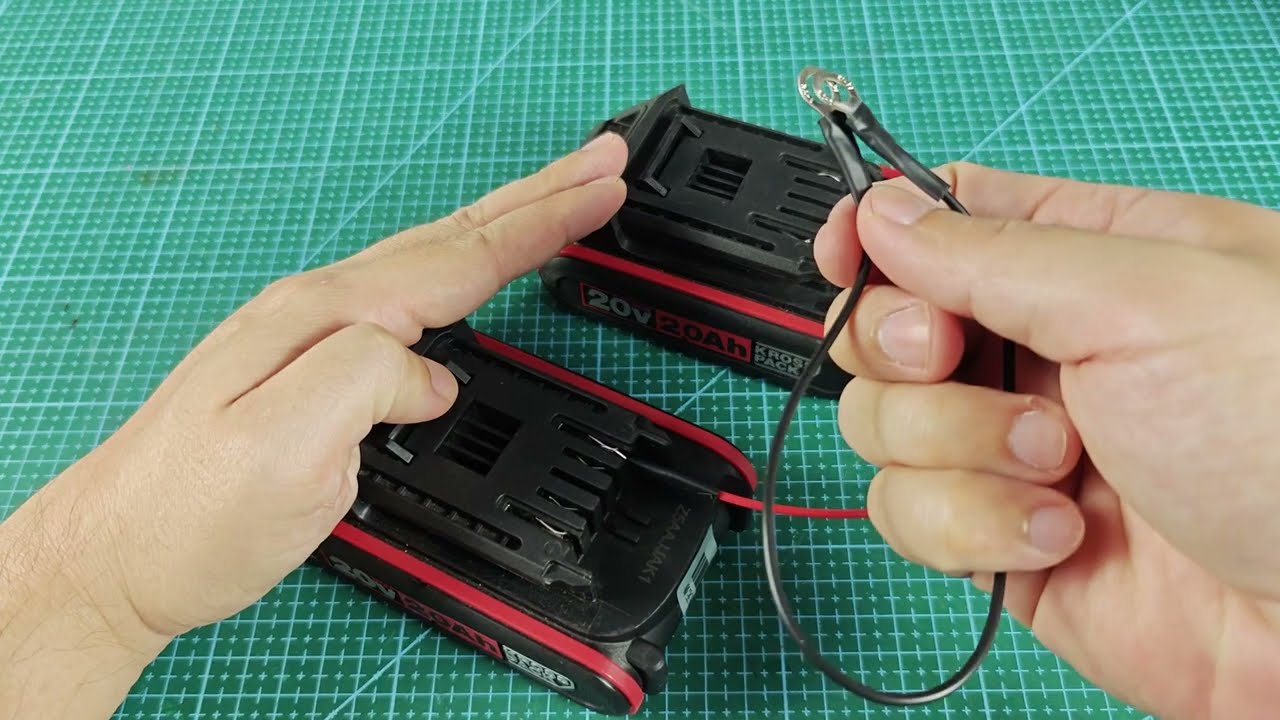 Kress KROSS Pack 20V Battery Not Charging - Solid Red Light