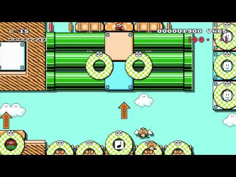 Peaceful Adventure ~ from Tyrex ~ SUPER MARIO MAKER Gameplay RAW