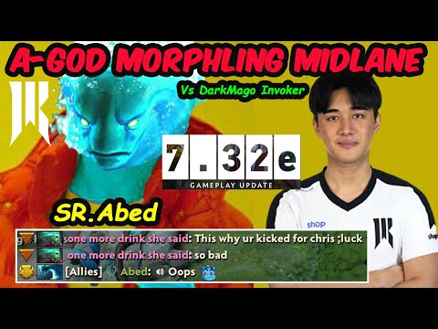 Abed Morphling A-GOD MIDLANE vs beastcoast Midlane Darkmago invoker Dota 2 pro Gameplay