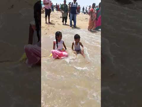 magabalipuram beach #me & my brother enjoyed  moment#shorts#