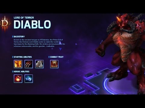 Diablo Hero Abilities Preview - Heroes of the Storm Alpha