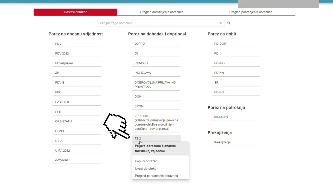TZ-2 OBRAZAC - kako ispuniti – korak po korak
