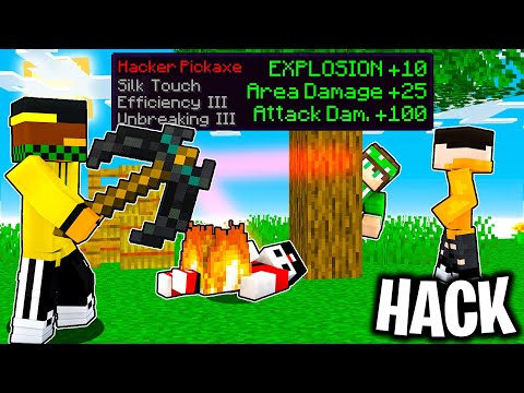 CACCIA ALL’UOMO MA CON IL PICCONE HACKER DI MINECRAFT ITA - SPEEDRUN