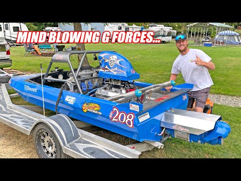 My First Time Driving a Super Modified JET SPRINT Boat... Absolutely INSANE!!!!