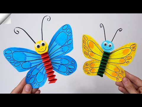 Cute paper butterfly Moving paper toys