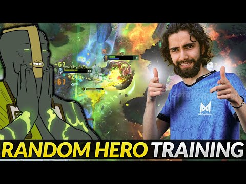 Nigma.Sumail is Training Mid with random Hero - Earth Spirit Mid