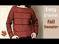 Crochet Fall Sweater Pullover