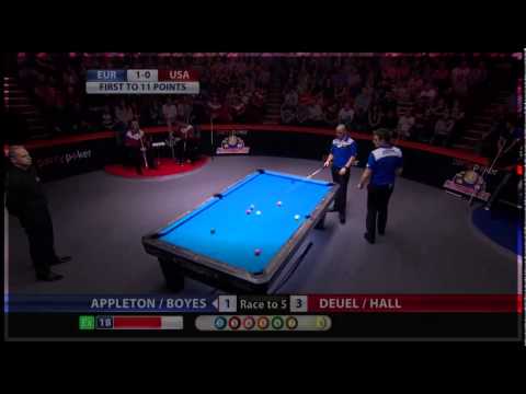 Day 1 Match 2 | Appleton & Boyes vs Deuel & Hall | Mosconi Cup 2014 | FULL HD