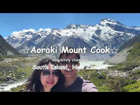 Aoraki or Mount Cook is a must visit when in South Island New Zealand
