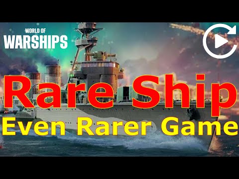 World of Warships- One Of The Rarest Ships In The Game, Yet This Match Is Rarer Than It