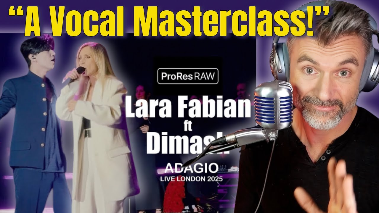 Pro Vocal Coach Reacts: Lara Fabian & Dimash Kudaibergen ‘Adagio’ LIVE LONDON Wembley 2025