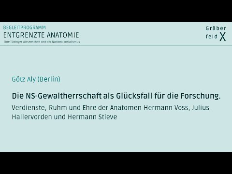 Dr. Götz Aly | Die NS-Gewaltherrschaft als Glücksfall für die Forschung | Ausstellungseröffnung