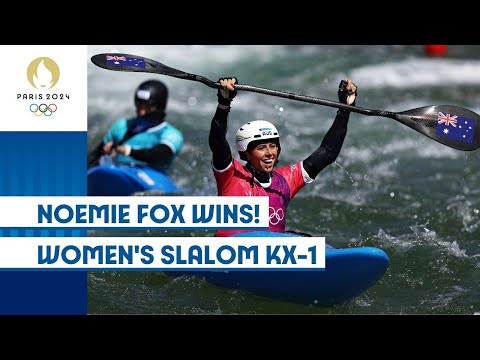 🇦🇺 Noemie Fox is GOLDEN | Women's Slalom KX-1 | #Paris2024 Highlights