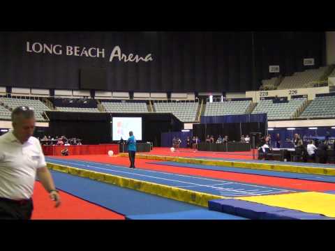 Brittney Bernard - Tumbling 1 - 2012 U.S. T&T Elite Championships - Senior Prelims