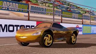 Cars 2 The Video Game (Arcade) Golden Holley Shiftwell on Clearance Level 1 on the Squad Series