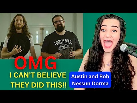 Opera Singer Reacts LIVE to Austin Brown and Rob Lundquist - Nessun Dorma