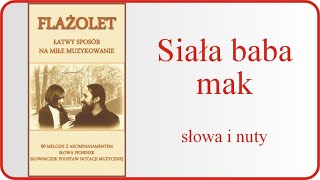 Flażolet - łatwe muzykowanie 060 Siała baba mak