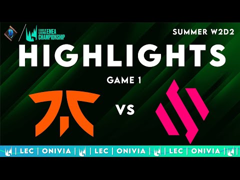 FNC vs BDS Highlights Game 1 — LEC Summer 2025 — Fnatic vs Team BDS by Onivia