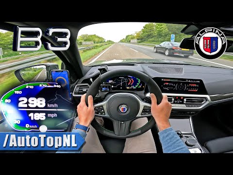 ALPINA B3 G21 *298km/h* TOP SPEED on AUTOBAHN by AutoTopNL