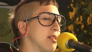 Tune-Yards perform Real Thing in the BBC Music Tepee at Glastonbury 2014