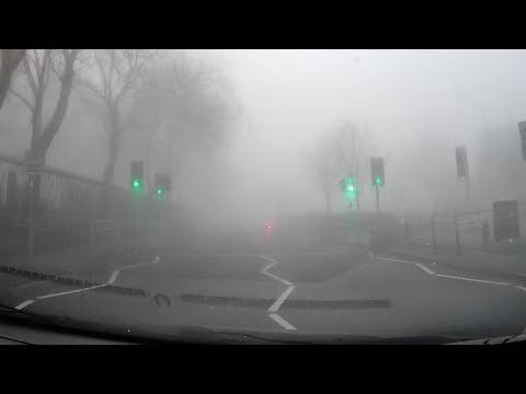 Dense Cloud Of Fog Covers Birmingham's Streets