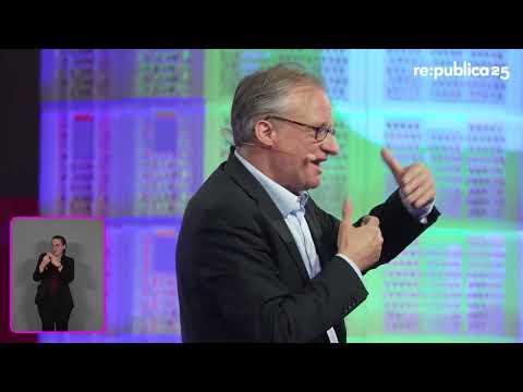 Video Thumbnail: [GEB] re:publica 25: Albrecht von Lucke - Vom Post-Post-Materialismus zum Post-Post-Militarismus