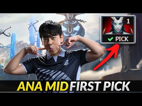 Ana FIRST PICK Mid - QOP end the game with Blink Dagger