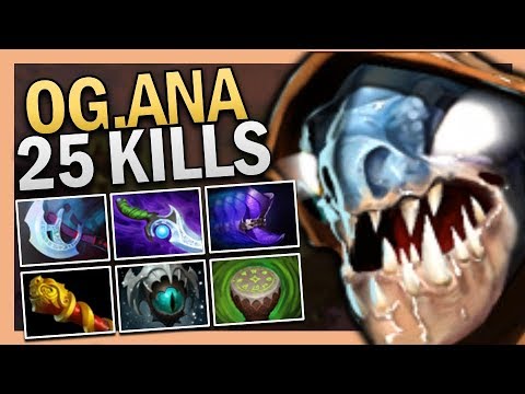 Dota 2 Safelane Slark with 25 Kills by OG.Ana TI9 Meta