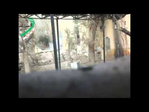 استهداف مقرات النظام النظام من قبل كتيبة الحمزة في مدينة دير الزور